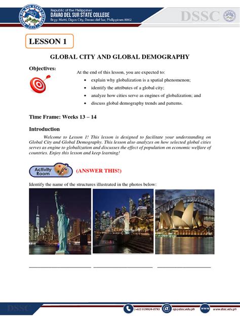 Global City & Global Demography (pdf) .